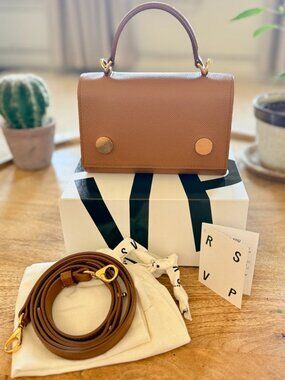 RSVP Paris Munchkin Bag in Grained Cognac